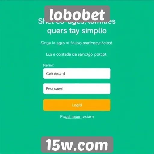 Cadastro e processo de verificação de identidade no lobobet
